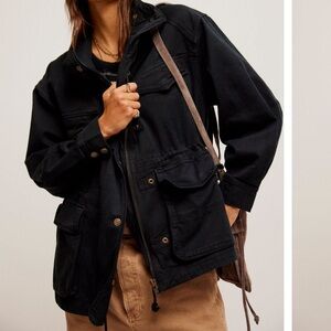 We The Free Black Utility Jacket